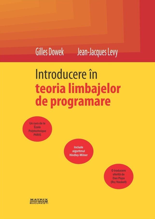 Introducere în teoria limbajelor de programare